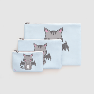 The Cutest Cthulhu Kitten Sits Zipper Pouch