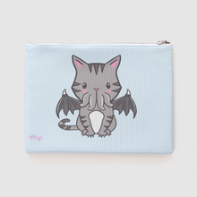 Load image into Gallery viewer, The Cutest Cthulhu Kitten Sits Zipper Pouch