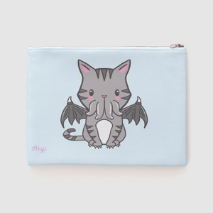 The Cutest Cthulhu Kitten Sits Zipper Pouch