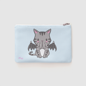 The Cutest Cthulhu Kitten Sits Zipper Pouch