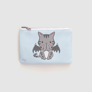 The Cutest Cthulhu Kitten Sits Zipper Pouch